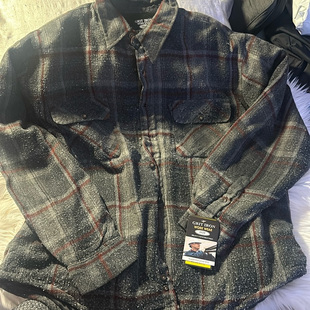 Grit Iron Work Wear 1929 Heavy Construction Classic Washed Flannel